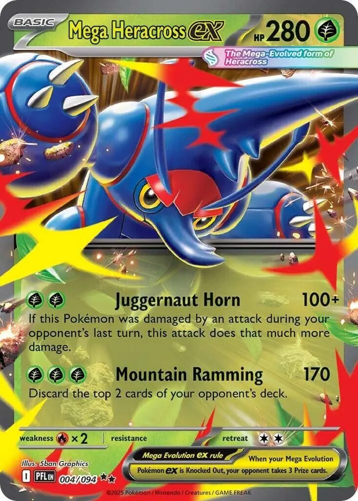 Mega Heracross ex, Phantasmal Flames 004/94