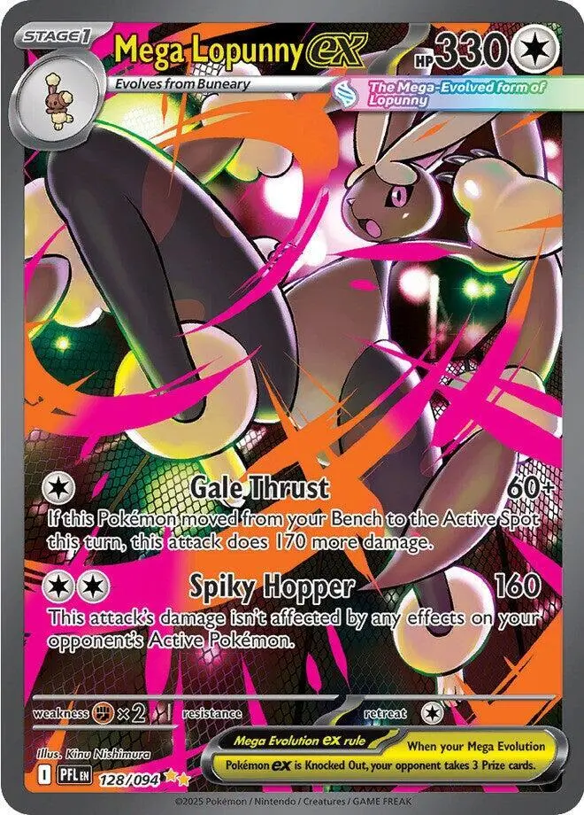 Mega Lopunny ex, Phantasmal Flames 128/94
