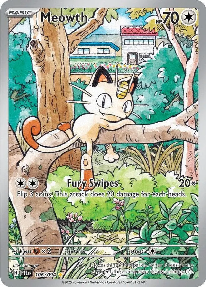 Meowth, Phantasmal Flames 106/94