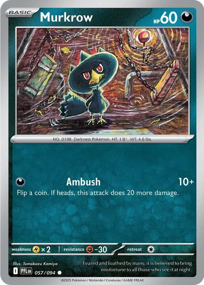 Murkrow, Phantasmal Flames 057/94