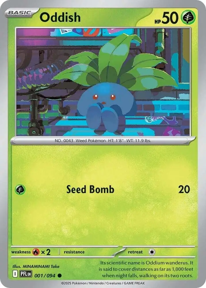 Oddish, Phantasmal Flames 001/94