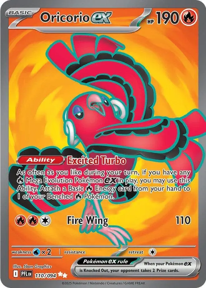 Oricorio ex, Phantasmal Flames 110/94