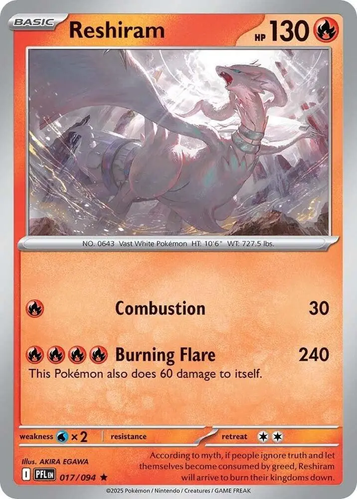 Reshiram, Phantasmal Flames 017/94