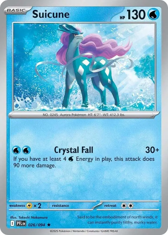 Suicune, Phantasmal Flames 026/94
