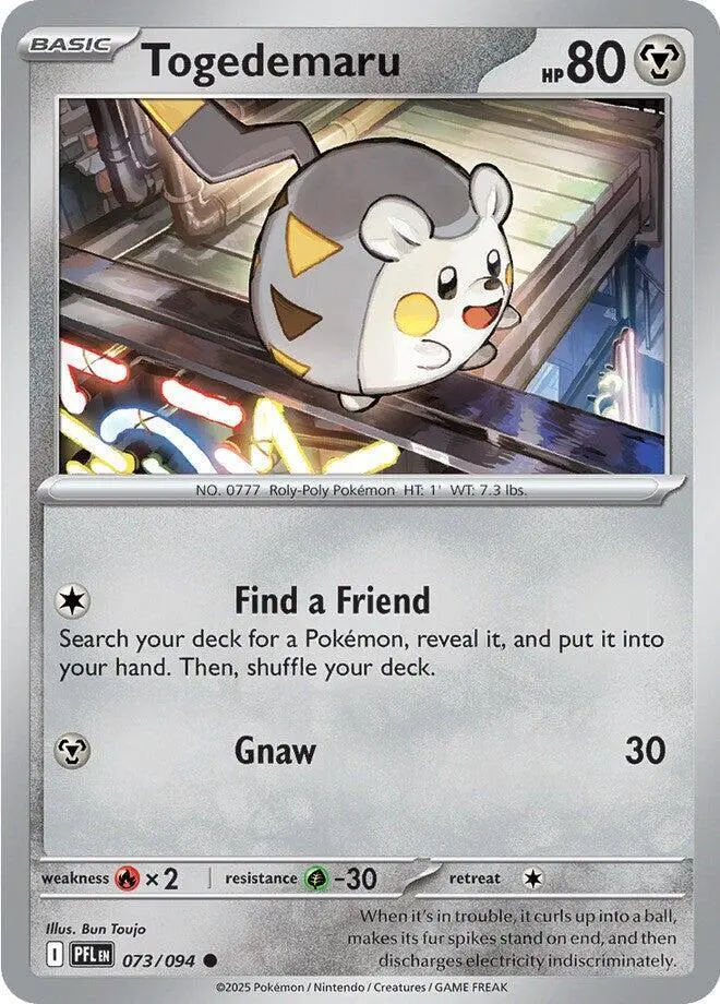 Togedemaru, Phantasmal Flames 073/94