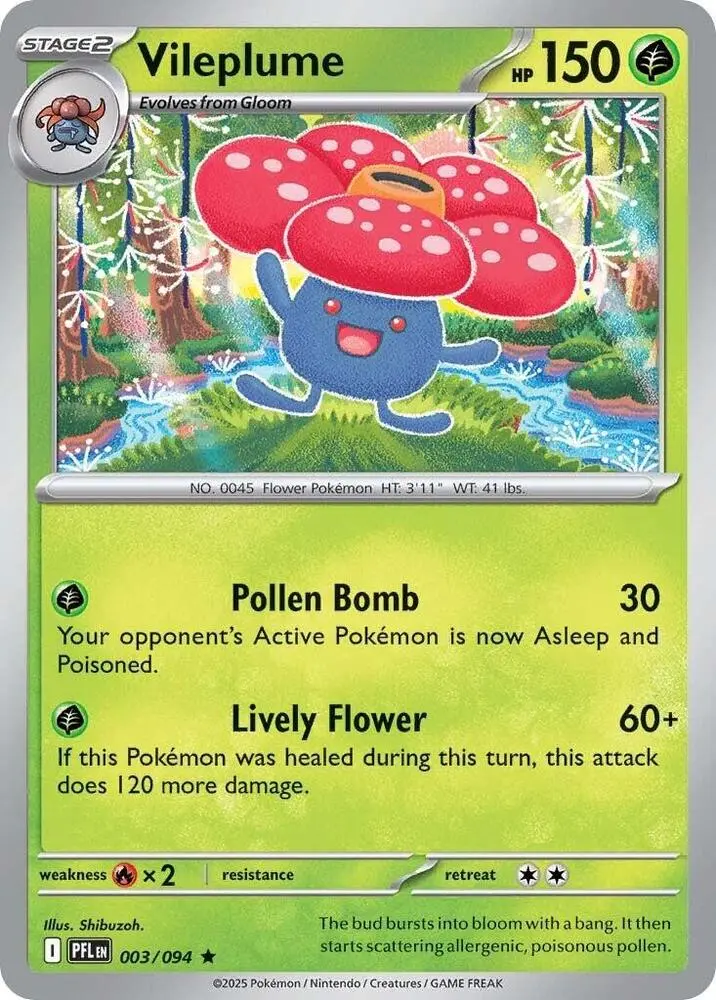 Vileplume, Phantasmal Flames 003/94