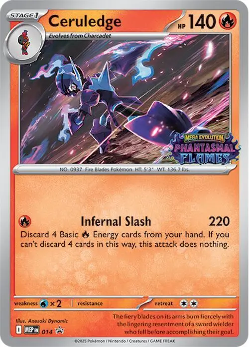 Ceruledge, MEP Black Star Promos 014