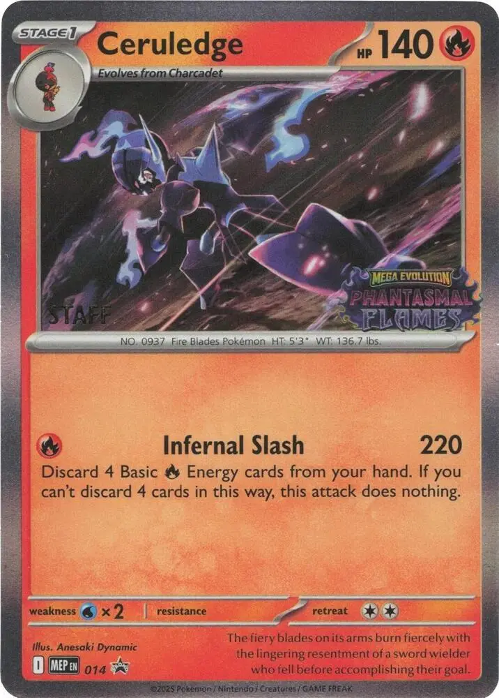 Ceruledge, MEP Black Star Promos 014