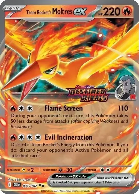 Team Rocket's Moltres ex, Miscellaneous Cards & Products 031/182