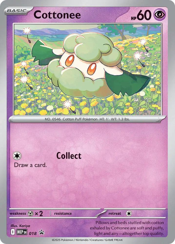 Cottonee, MEP Black Star Promos 018