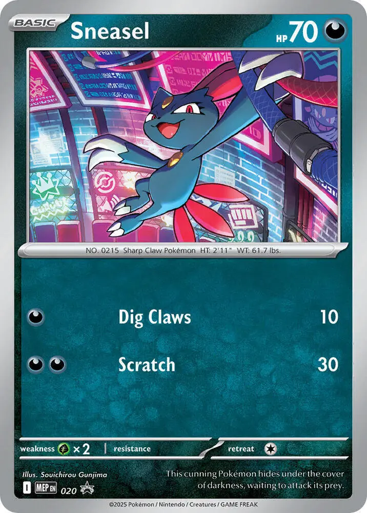 Sneasel, MEP Black Star Promos 020