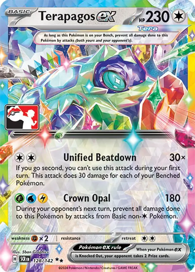 Terapagos ex, Prize Pack Series Cards 128/142