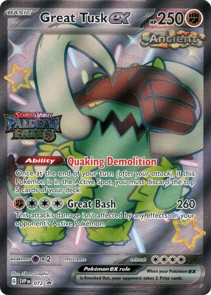 Great Tusk ex, Miscellaneous Cards & Products 072