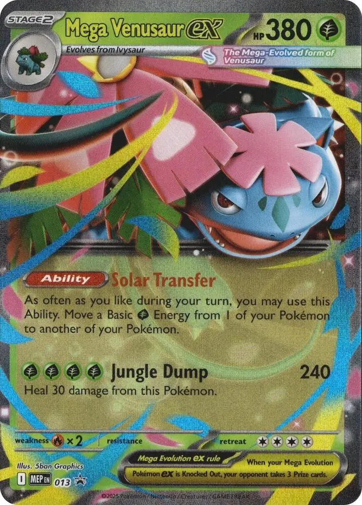Mega Venusaur ex, MEP Black Star Promos 013