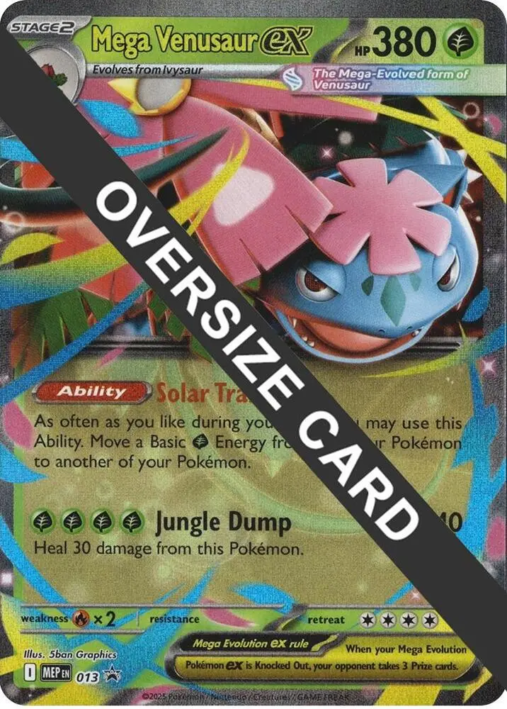 Mega Venusaur ex, Jumbo cards 013