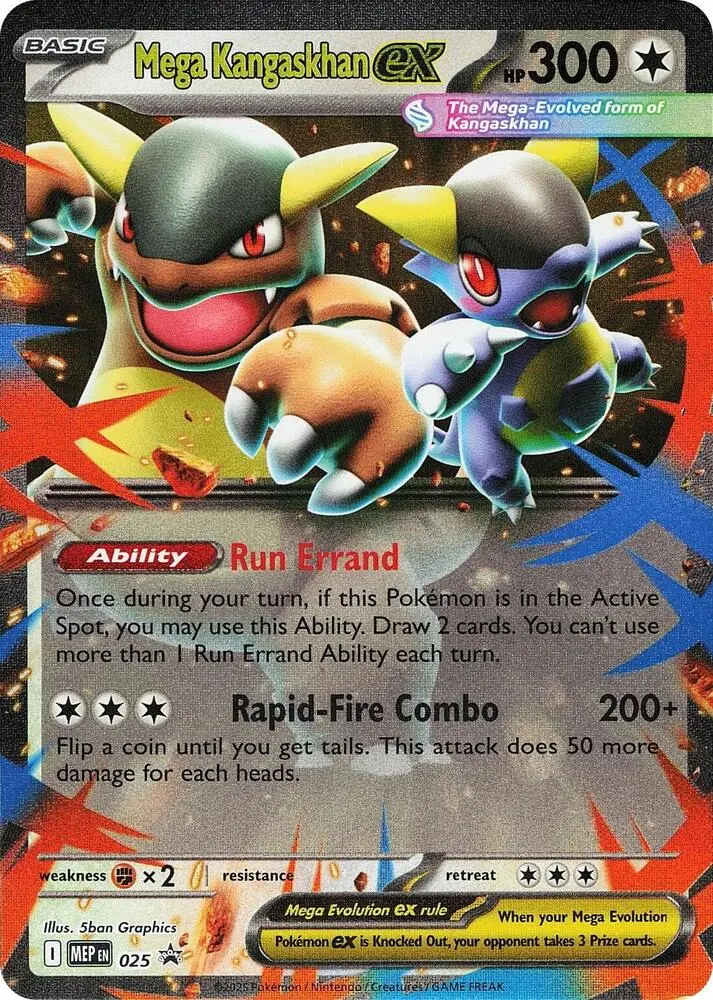 Mega Kangaskhan ex, MEP Black Star Promos 025