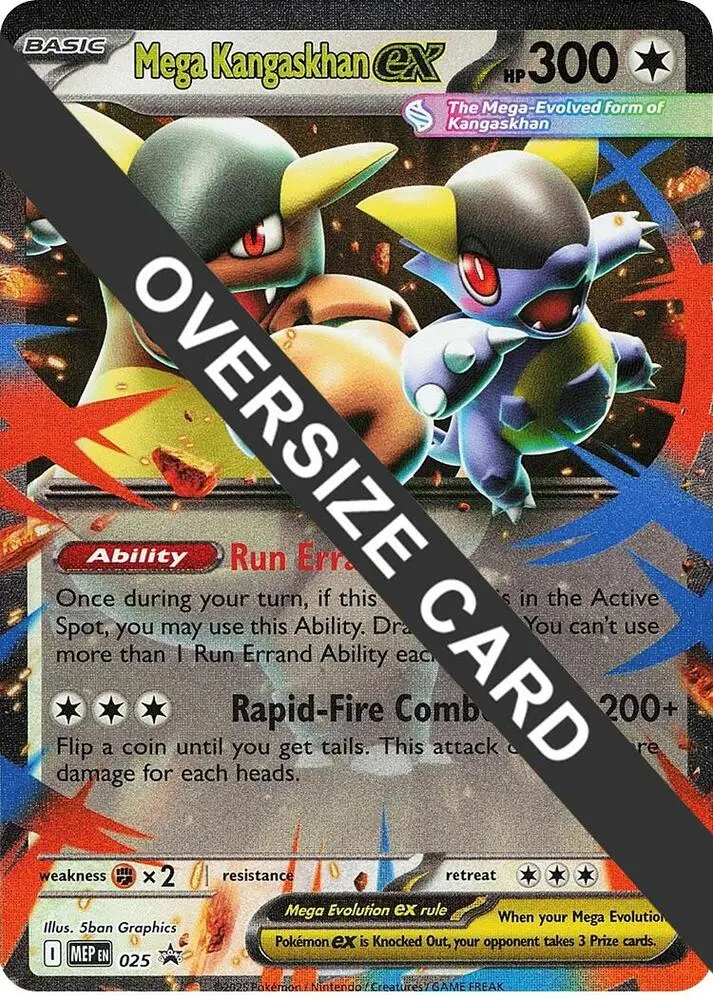 Mega Kangaskhan ex, Jumbo cards 025