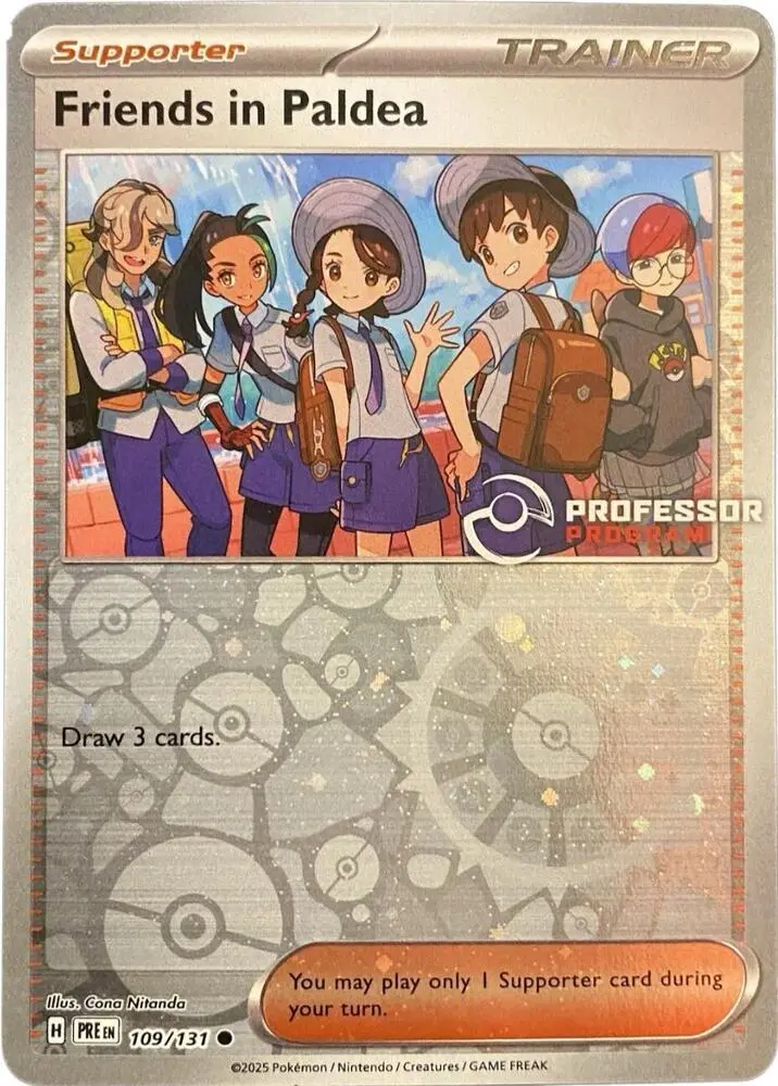 Friends in Paldea, Professor Program Promos 109/131