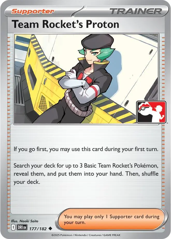 Team Rocket's Proton, Prize Pack Series Cards 177/182