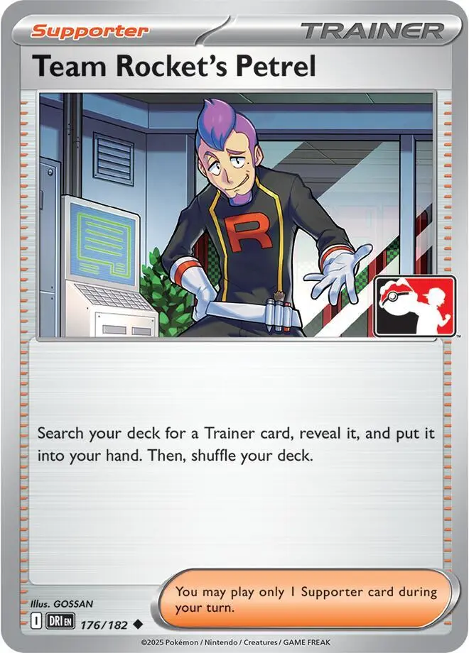 Team Rocket's Petrel, Prize Pack Series Cards 176/182