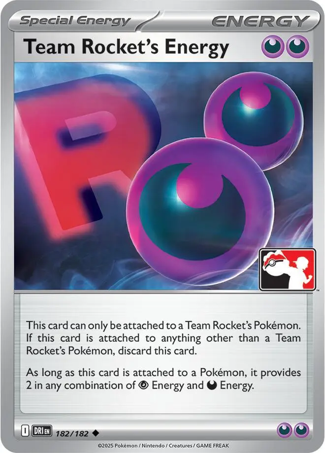 Team Rocket's Energy, Prize Pack Series Cards 182/182