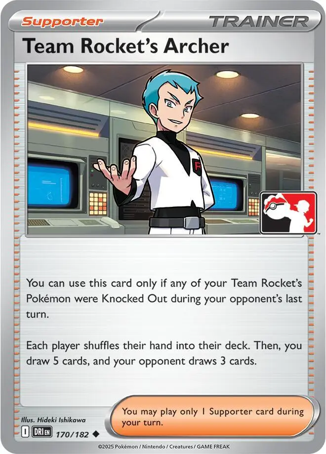 Team Rocket's Archer, Prize Pack Series Cards 170/182
