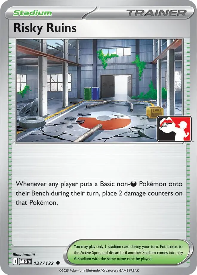 Risky Ruins, Prize Pack Series Cards 127/132