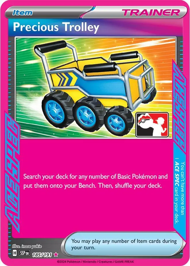 Precious Trolley, Prize Pack Series Cards 185/191
