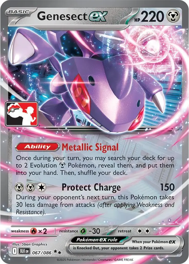 Genesect ex, Prize Pack Series Cards 067/086