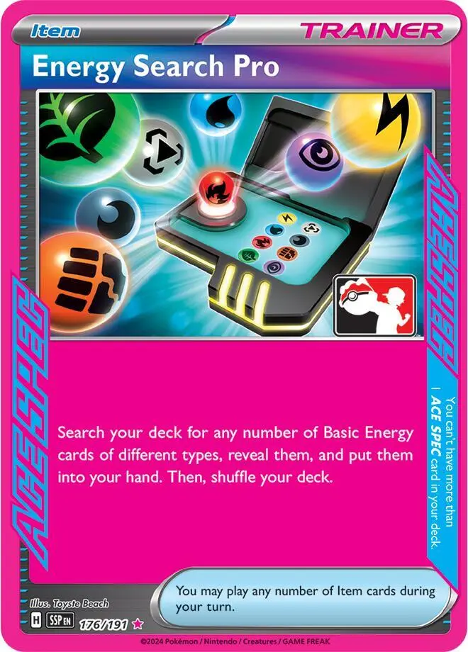 Energy Search Pro, Prize Pack Series Cards 176/191