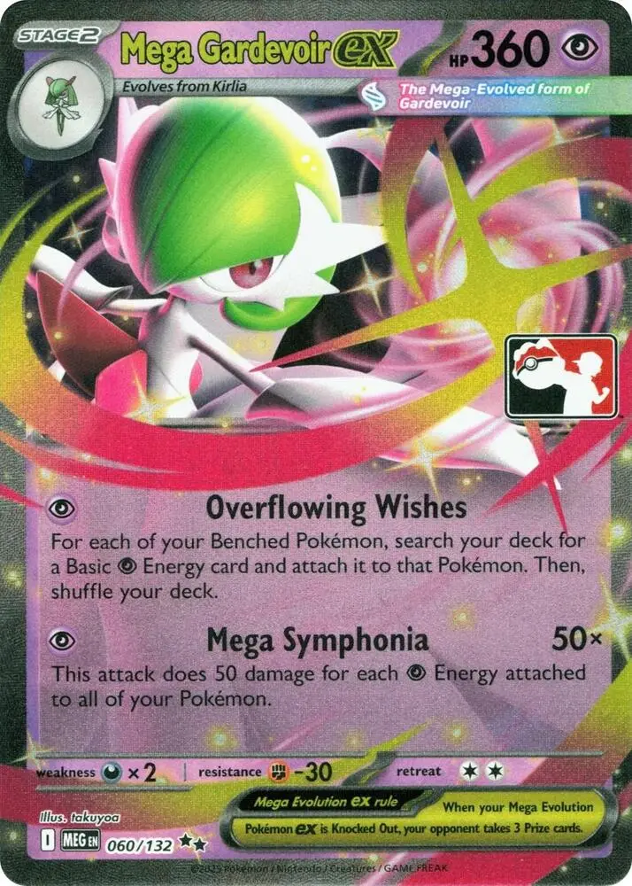 Mega Gardevoir ex, Prize Pack Series Cards 060/132