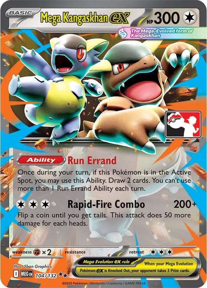 Mega Kangaskhan ex, Prize Pack Series Cards 104/132