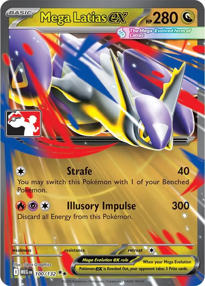 Mega Latias ex, Prize Pack Series Cards 100/132