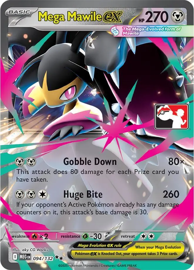 Mega Mawile ex, Prize Pack Series Cards 094/132