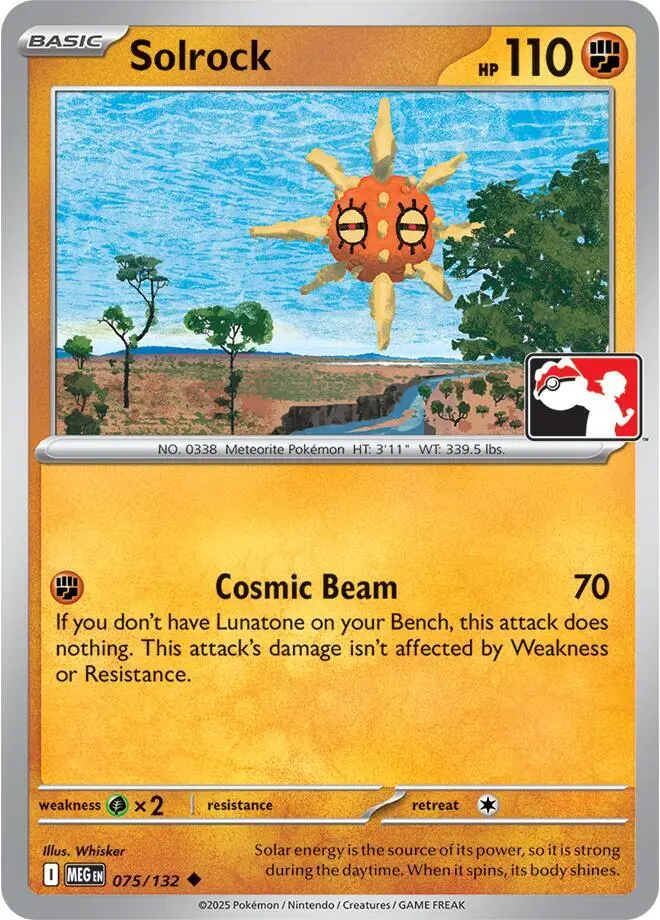 Solrock, Prize Pack Series Cards 069/159
