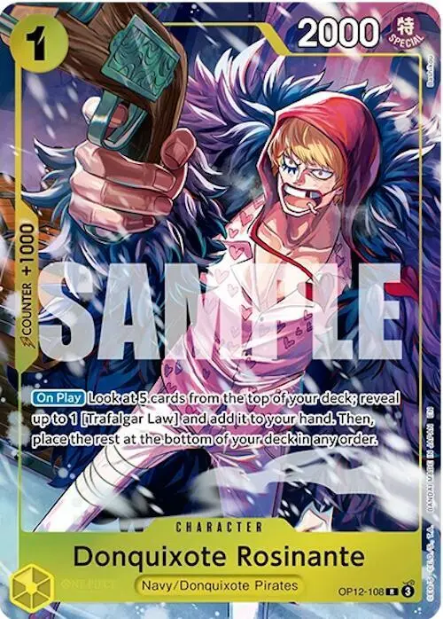 Donquixote Rosinante (Illustration Box Vol.6), One Piece Promotion Cards OP12-108