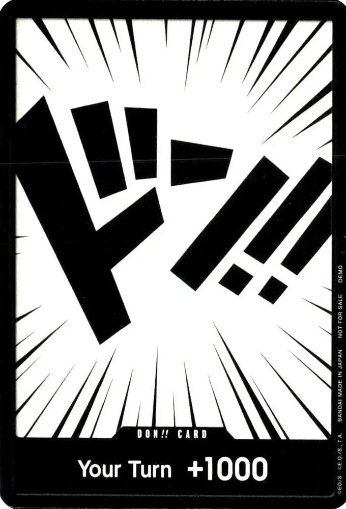 DON!! Card, One Piece Demo Deck Cards DON!!