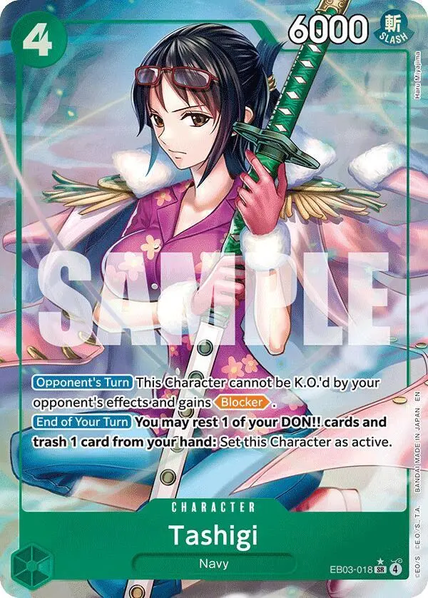 Tashigi (Alt Art), Extra Booster: One Piece Heroines Edition EB03-018