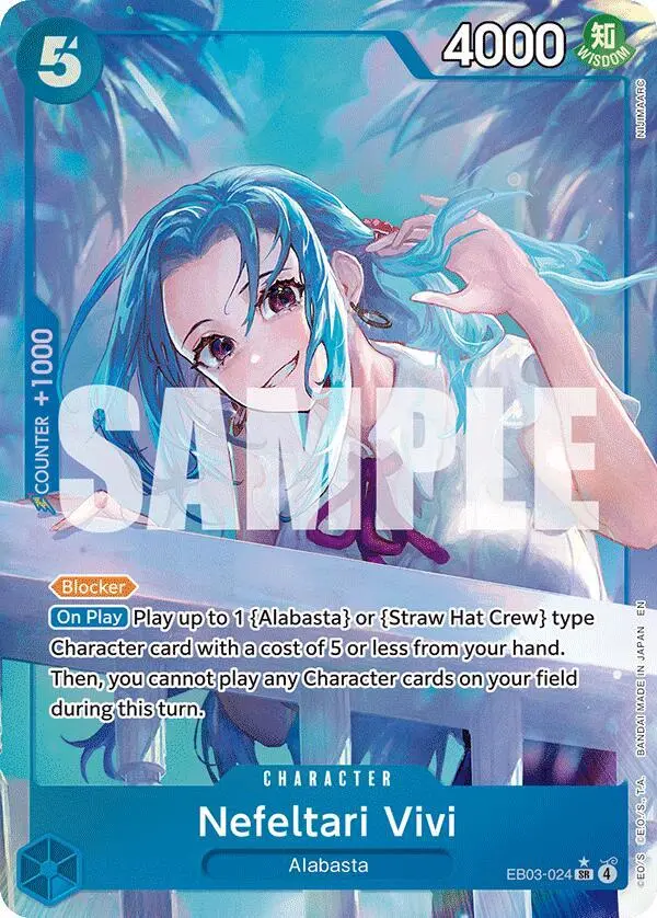 Nefeltari Vivi (Alt Art), Extra Booster: One Piece Heroines Edition EB03-024