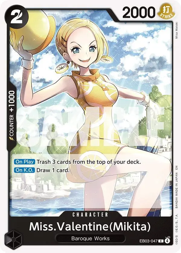 Miss.Valentine (Mikita), Extra Booster: One Piece Heroines Edition EB03-047