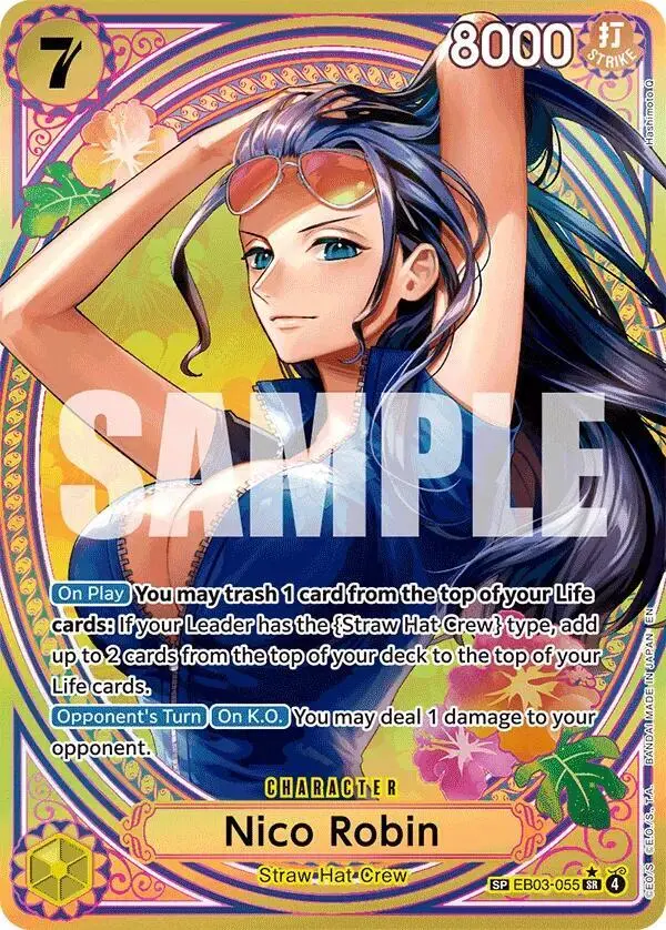 Nico Robin (SP), Extra Booster: One Piece Heroines Edition EB03-055