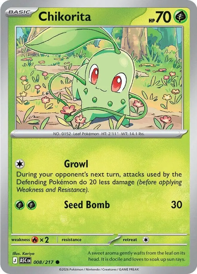 Chikorita, Ascended Heroes 008/217