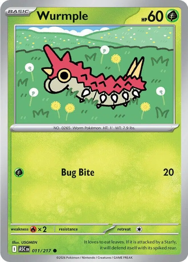 Wurmple, Ascended Heroes 011/217