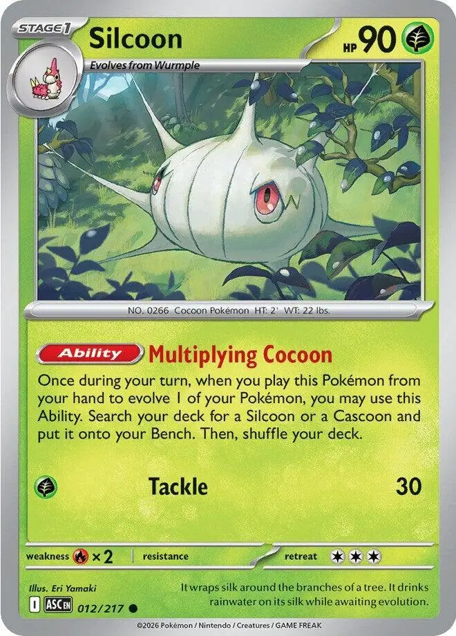 Silcoon, Ascended Heroes 012/217