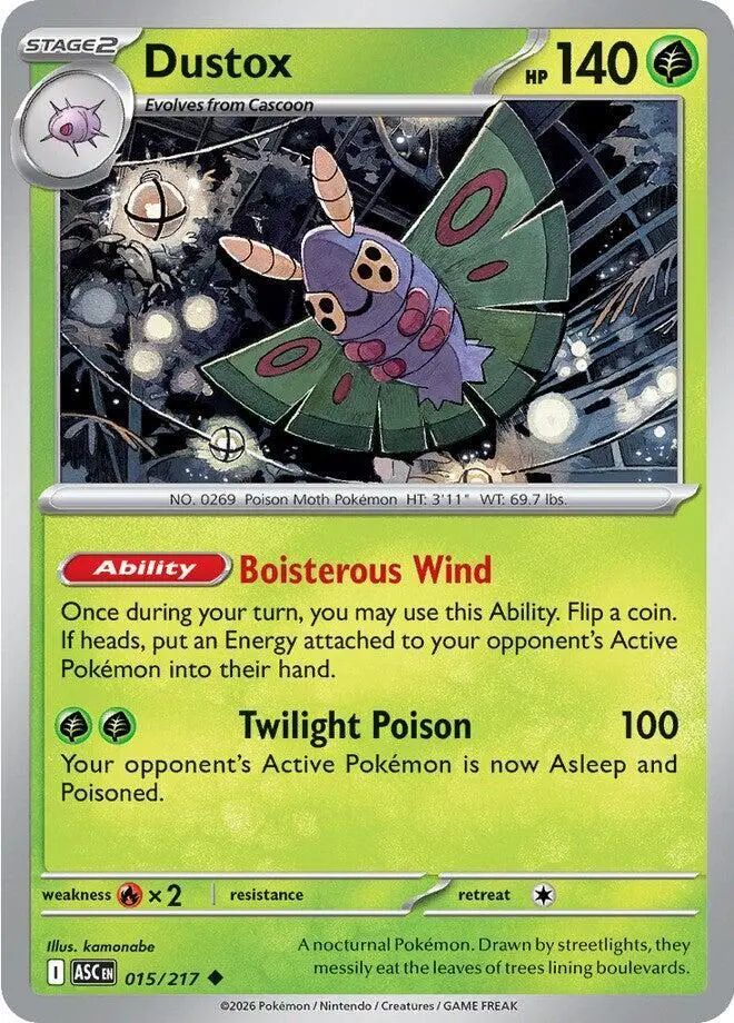 Dustox, Ascended Heroes 015/217