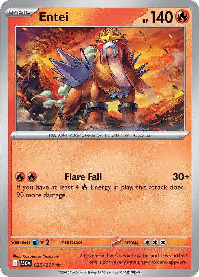 Entei, Ascended Heroes 025/217
