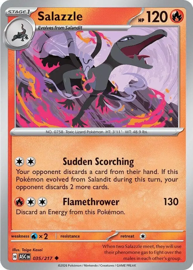 Salazzle, Ascended Heroes 035/217