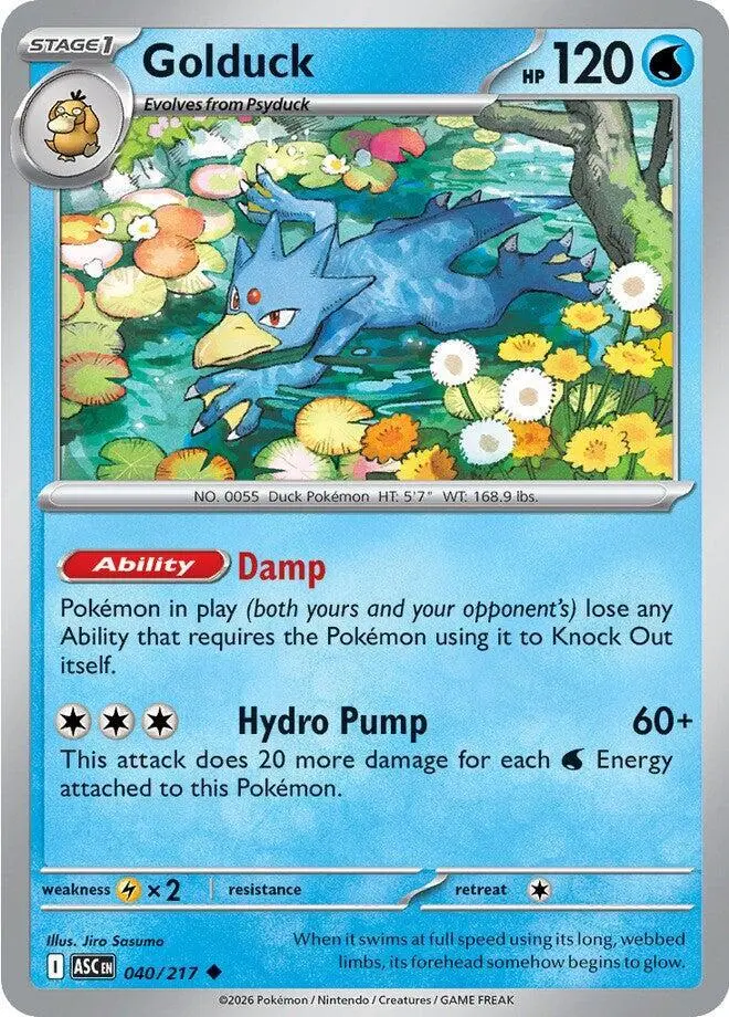 Golduck, Ascended Heroes 040/217