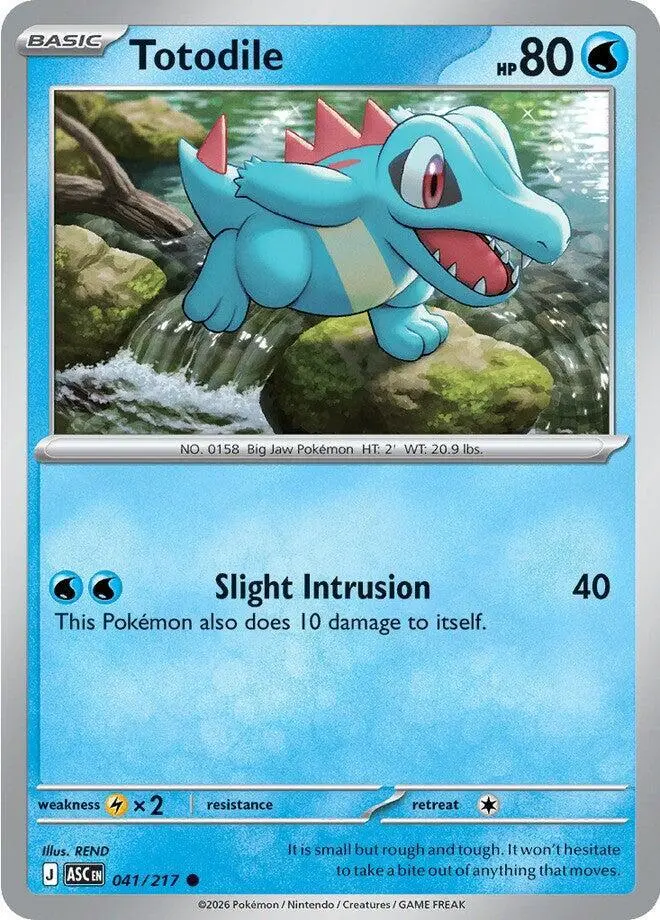 Totodile, Ascended Heroes 041/217
