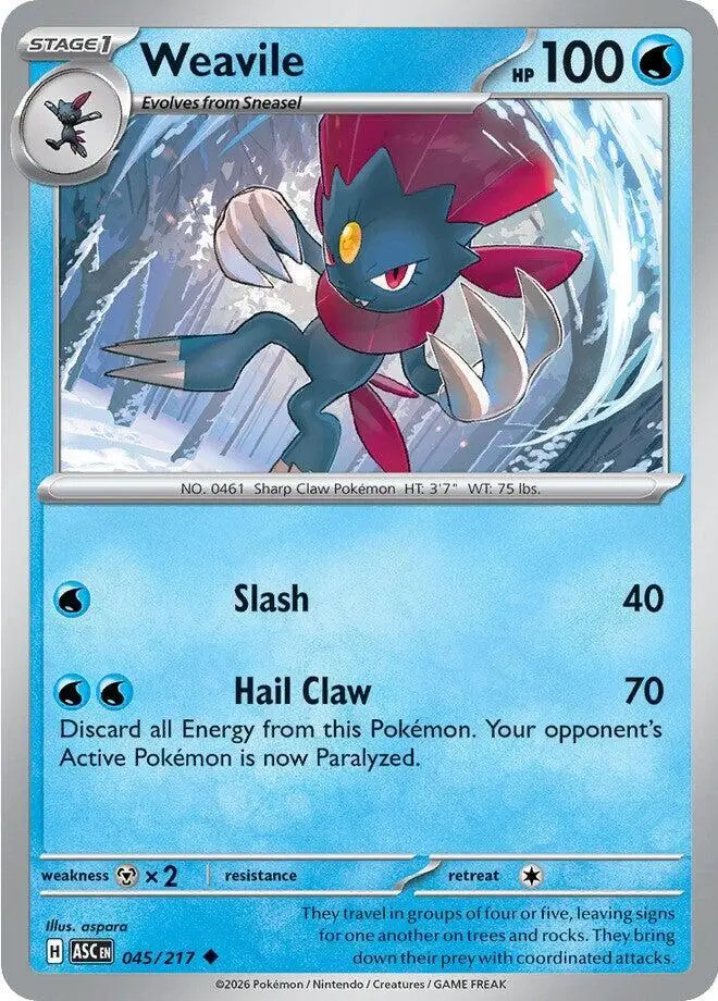 Weavile, Ascended Heroes 045/217